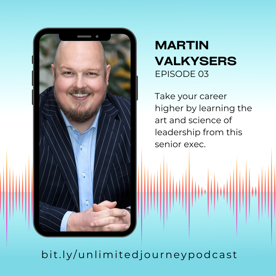 Take your career higher by learning the art and science of leadership from this senior exec. - Martin Valkysers